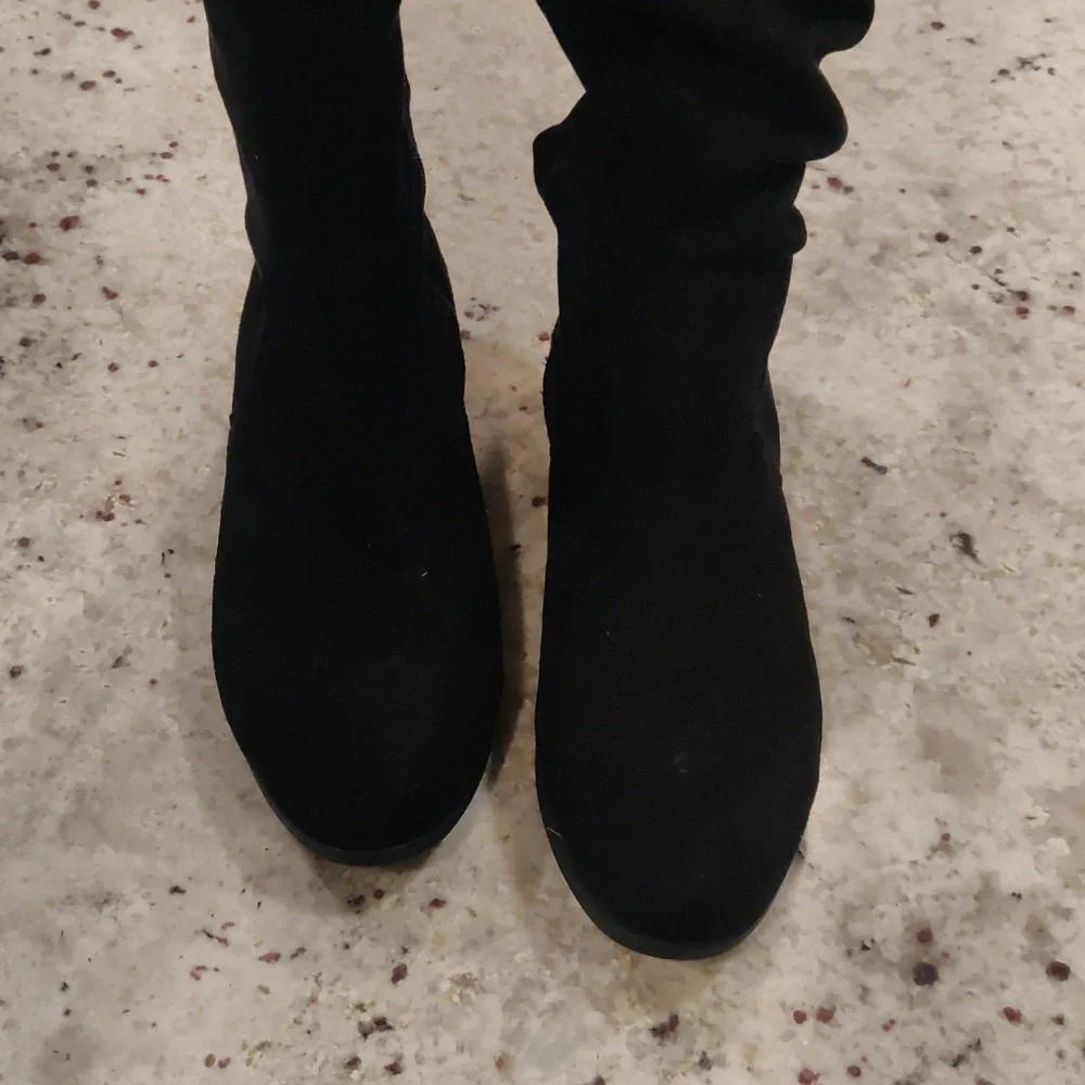 New!MADDEN GIRL Prissley Thigh High Slouchy Black Over-the-Knee Women's BootsY2k
